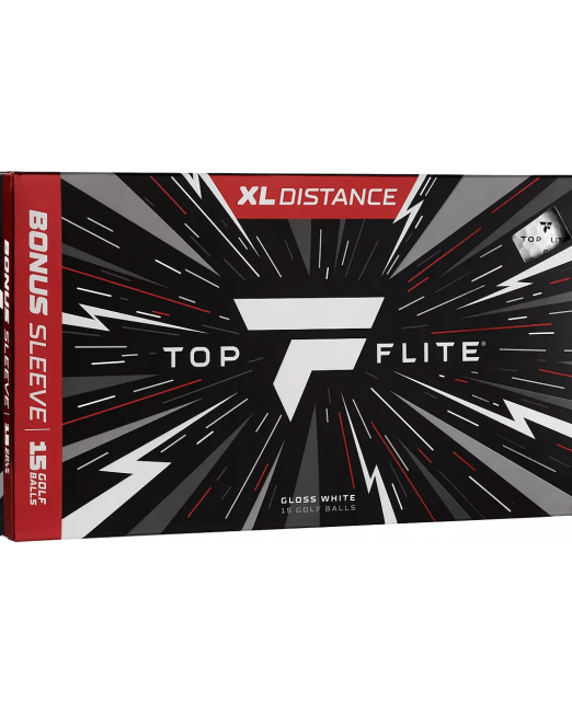Top Flite XL Logo Golf Balls - 15 Pack