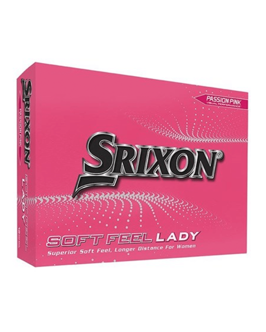 Srixon Soft Feel Pink Personalized Golf Balls